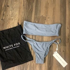 White Fox Bandeau Bikini